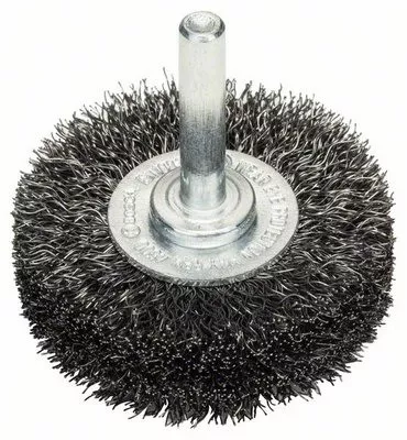 Brosse circulaire Ø50mm largeur 15mm fils acier 0,2mm